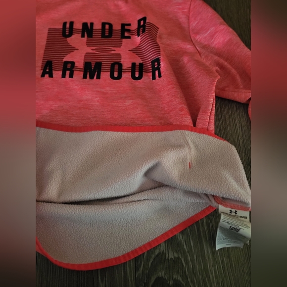 Under Armour Orange pull over - Picture 2 of 10